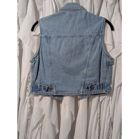 VTG Sasson Jeans Denim Vest | Women's Medium | 1970s 1980s Retro - Picture 3 of 10